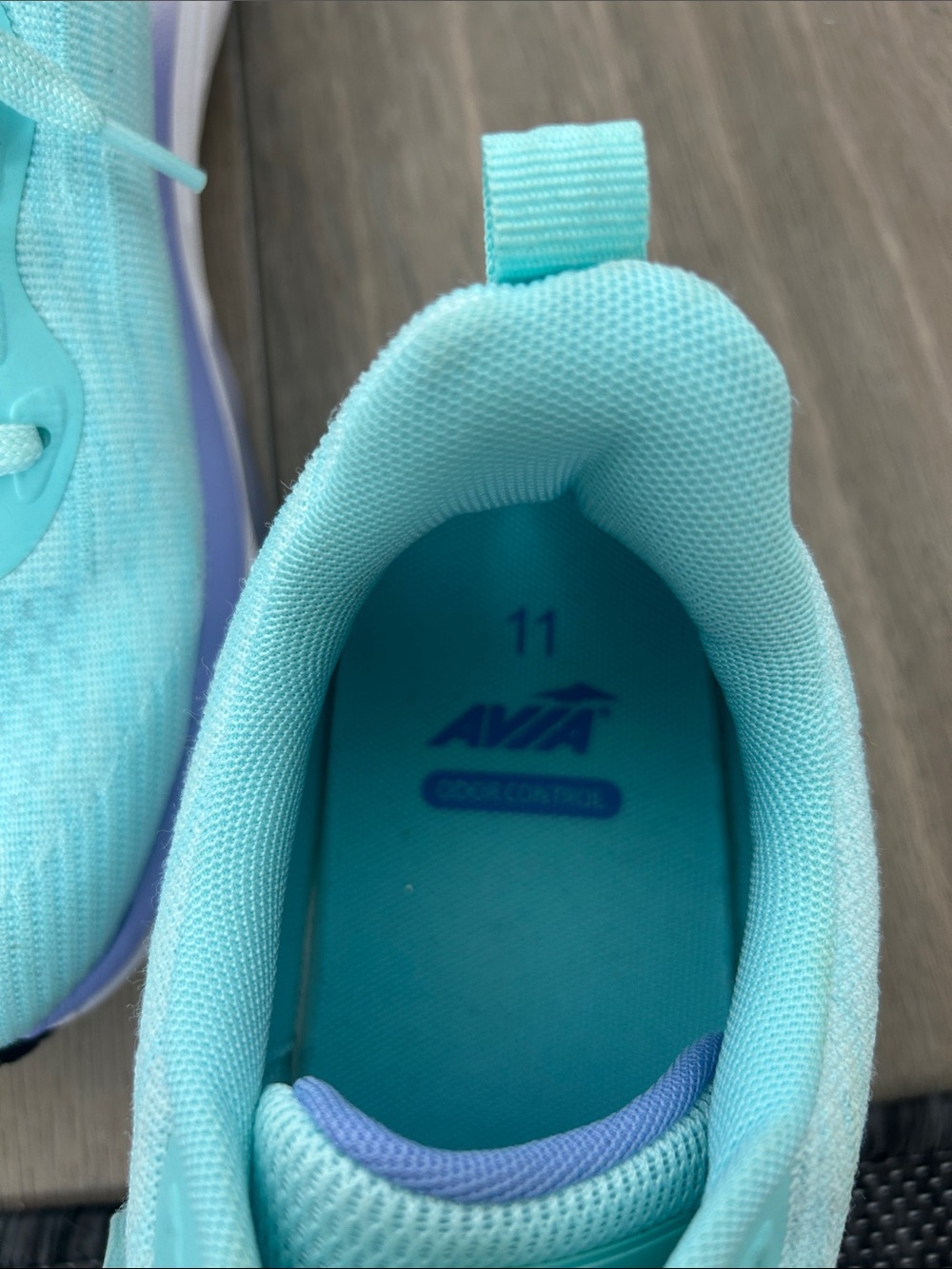 Avia Women's Light Mint and Lavender Running Sneakers Size 11 - Picture 4 of 7